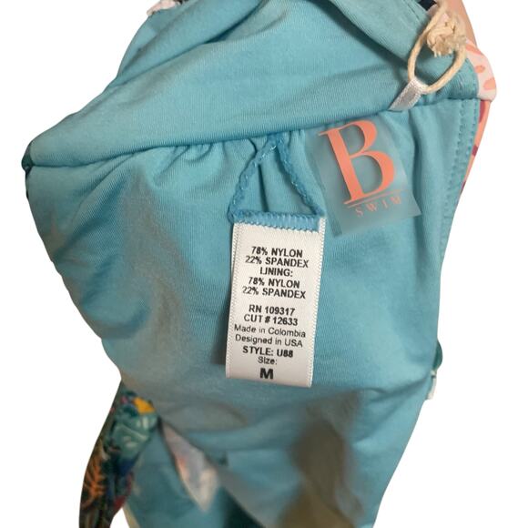 NWT! B.SWIM Tropicalia 2-Piece Bikini Womens Size M - Picture 14 of 16